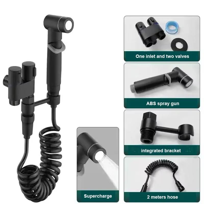 Toilet Cleaner Spray Set, Cold Water, Portable Toilet Cleaner, Toilet Accessories, Handheld Shower Head, Anal Shower.