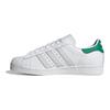 adidas Originals Superstar 82 Comfortable Versatile Low-Top Sneakers Unisex Sneakers White Green IG8656