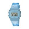 Quartz Watch with Resin Strap, Blue, 20 (Model: F-91WS-2CF)