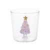 Heat-resistant 3D Christmas Tree Built-in Glass Cup Transparent Christmas Gift  Gift Giving