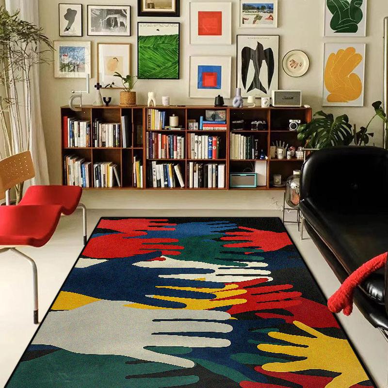 

Abstract Creative Carpet for Living Room Decor Sofa Table Large Area Rugs Bedroom Kitchen Hallway Balcony Floor Mat Anti-slip 60*90cm