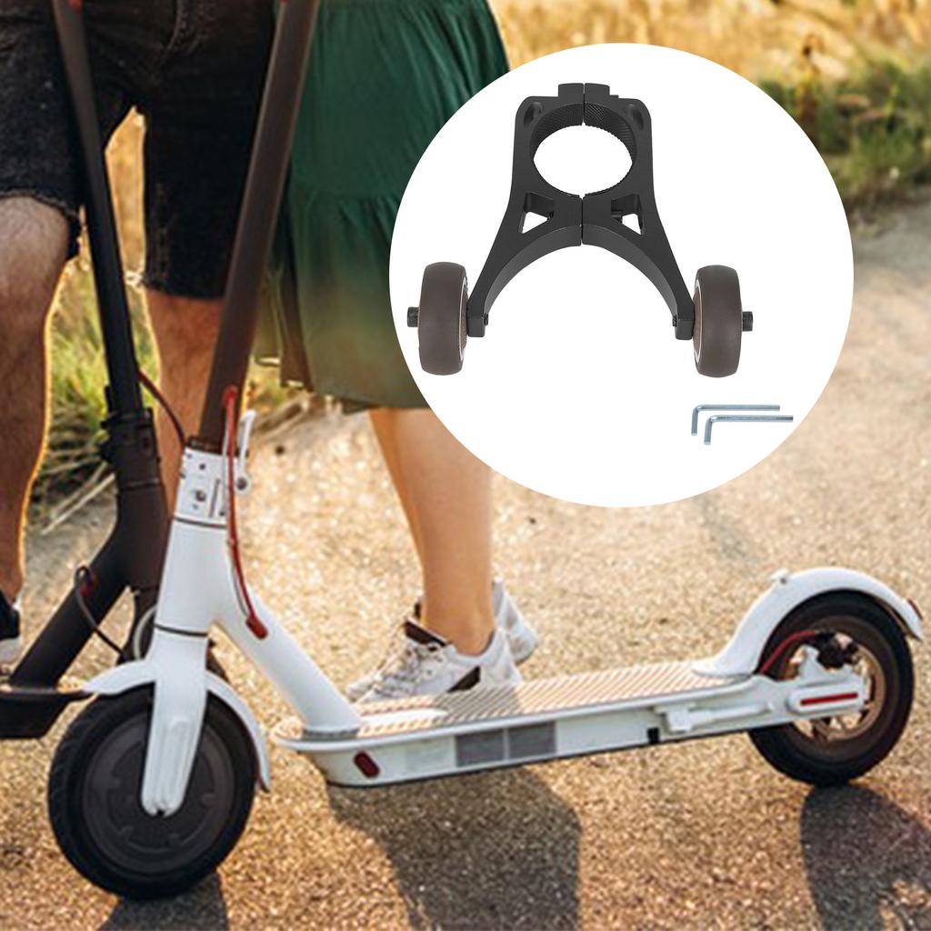 Handstand Auxiliary Wheel Bracket Folding Bracket Wheel Compatible for F20 F30 F40 Electric Scooter