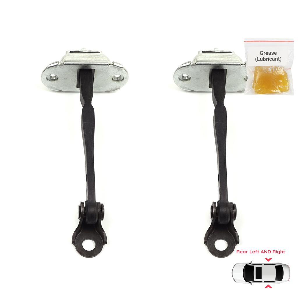 EDP1253-1 2 Pieces Rear Left AND Right Door Catch Hinge Brake Stop Check Strap Limiter for Renault Kadjar Nissan Qashqai MK2 J11 824304EA0A