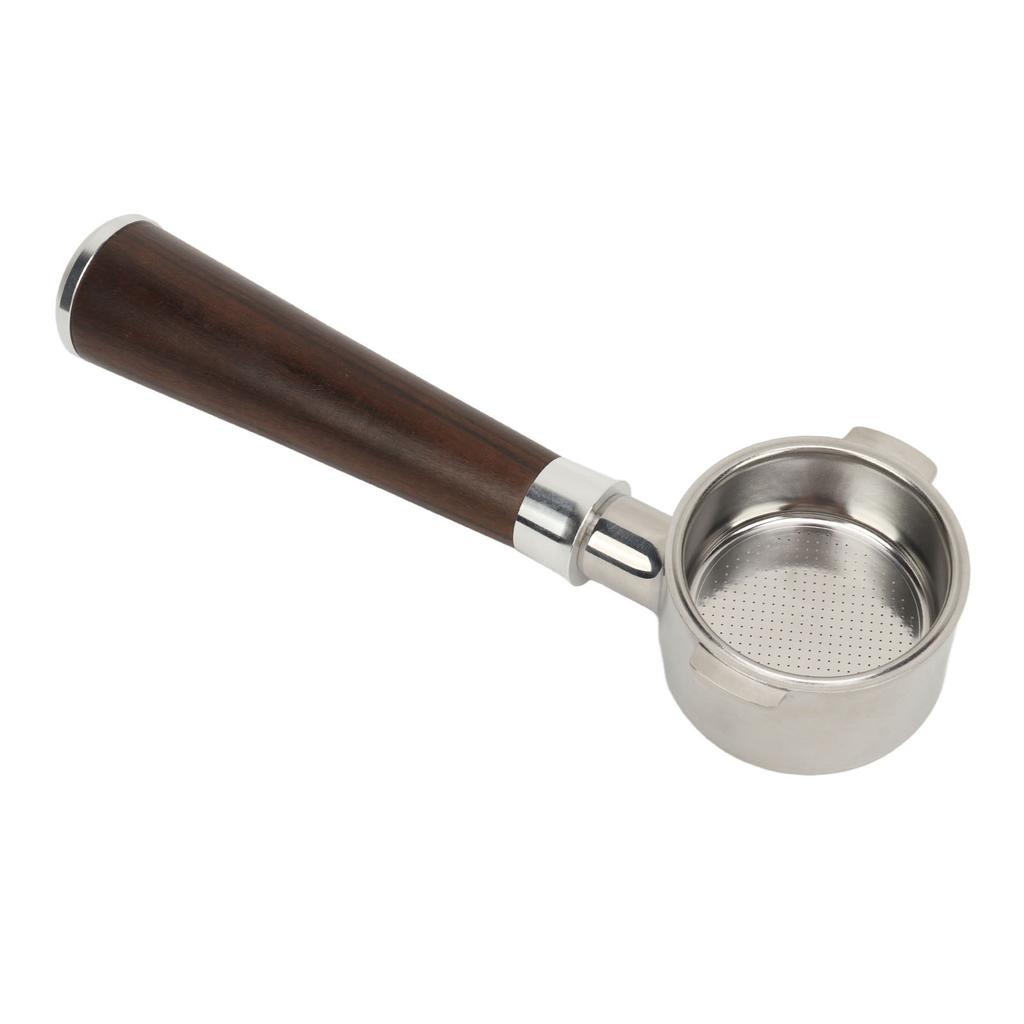 51mm Bottomless Portafilter with 2 Ear Fits for Delonghi Coffee Maker Stainless Steel Bottomless