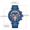 MEGIR 48MM Big Dial Men Watch Luxury Stainless Steel Waterproof Luminous Quartz Chronograph Sport Wristwatch Male Clock Reloj Hombre 2223