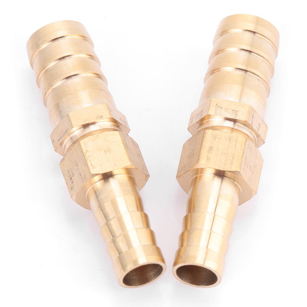 Brass Fitting Hose Barb Tail Reducer Reducing Plug Connector(10mm 12mm 2pcs )