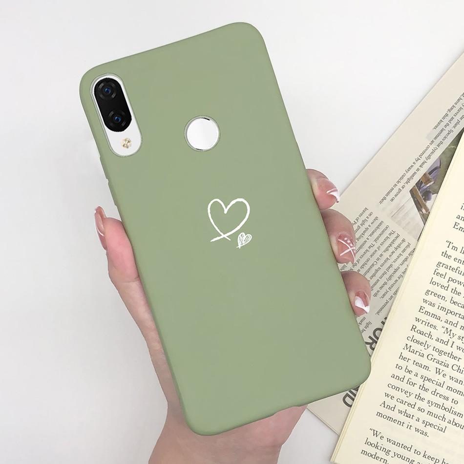 For Huawei Nova 3i Nova4 Case Shockproof Matte Cute Cartoon Soft Silicone Phone Back Cover For Huawei P Smart Plus Nova 3i Coque