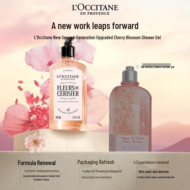 L'Occitane Sweet Cherry Blossom Shower Gel