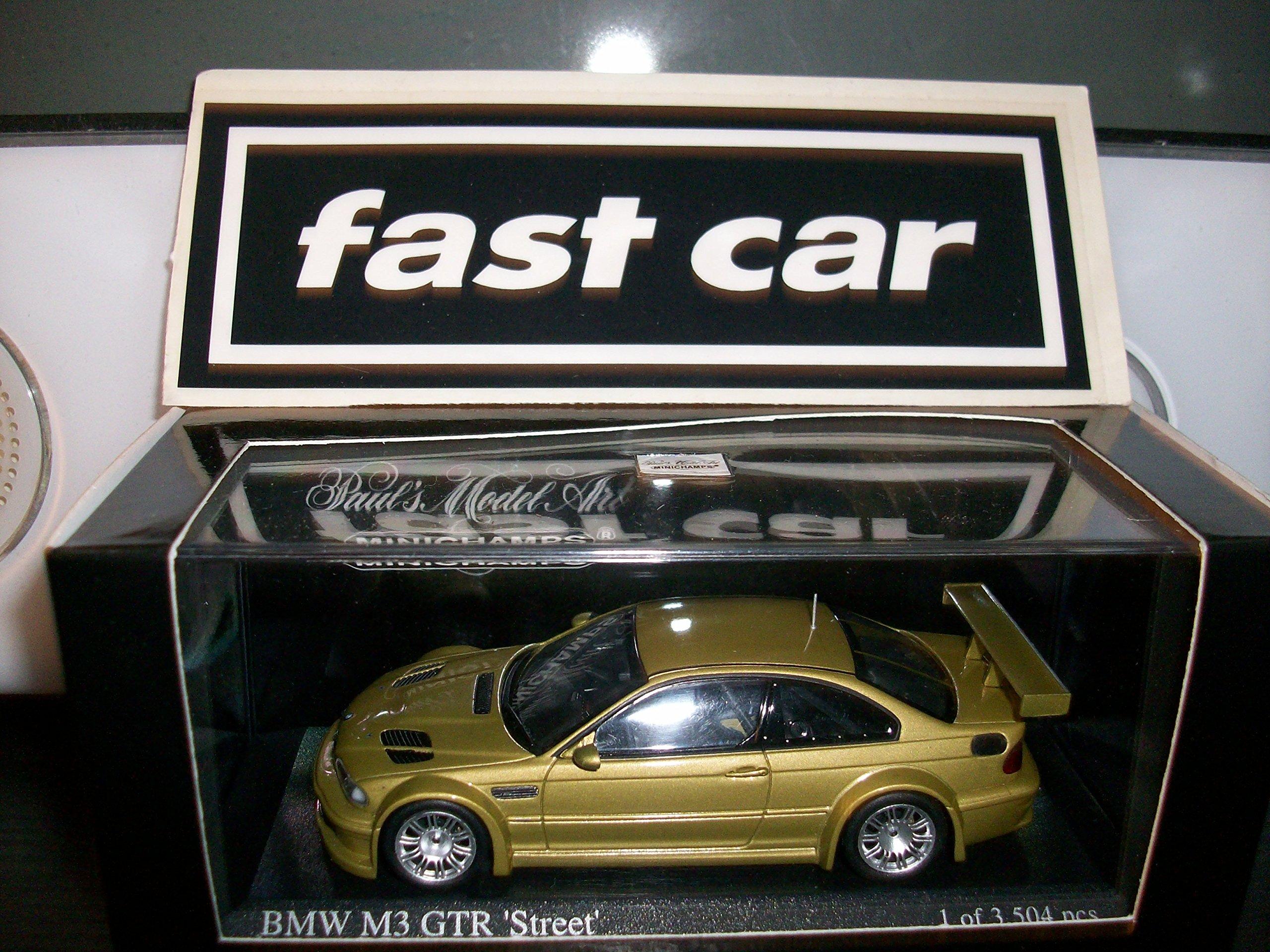 

1/43 BMW M3 GTR ЗОЛОТО-ЖЕЛТЫЙ 2001