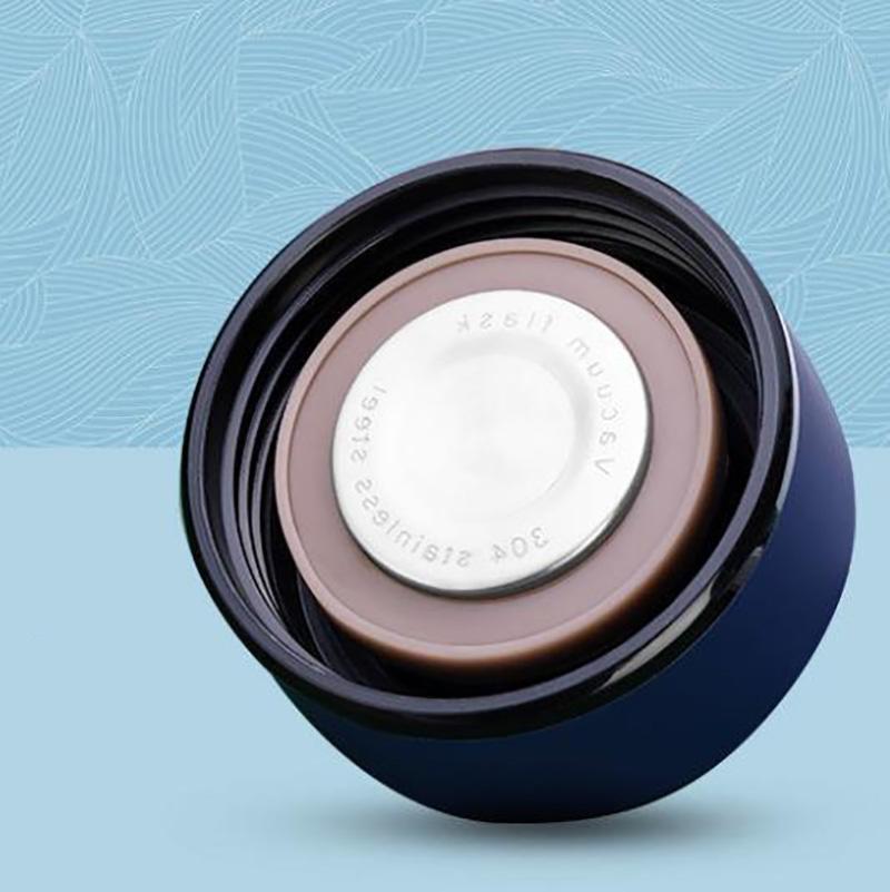 Potiskovací vakuová láhev Lucky Deer 304 z nerezové oceli Láhev na kávu a čaj na vodu 500 ml Domácí venkovní sportovní pohár na vodu