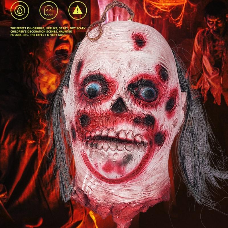 Scary Boady Part Decor Horroriable Decorations Bloody Face Ornament for Cosplay