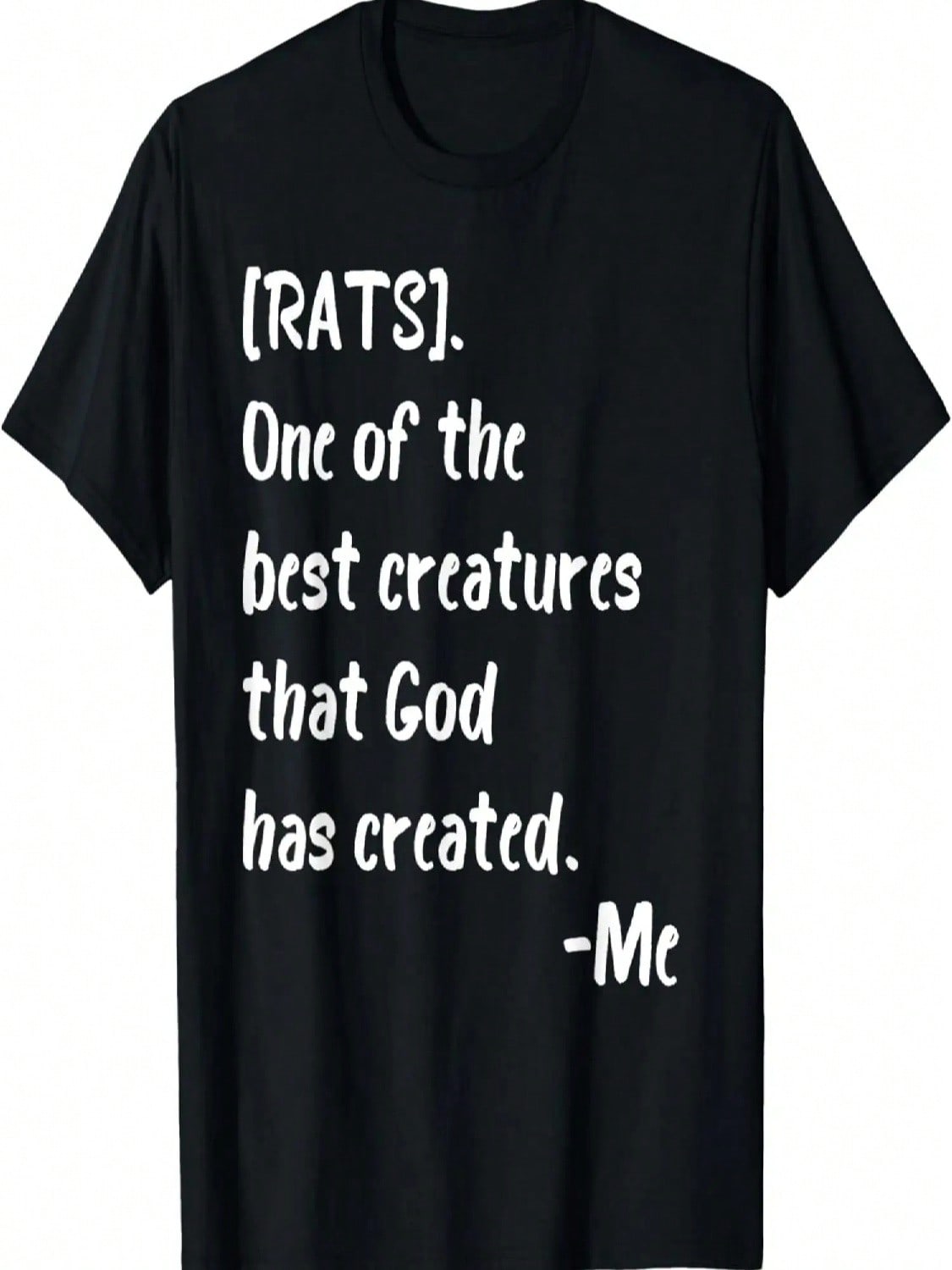 Rats Lover Cute Religious Rat Saying Funny Definition T-Shirt S разноцветный
