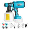 XideSyzyct Compatible Cordless Electric Spray Gun for Makita Large Capacity 1000ml for and Suitable for Painting Various Including Uneven Surfaces and