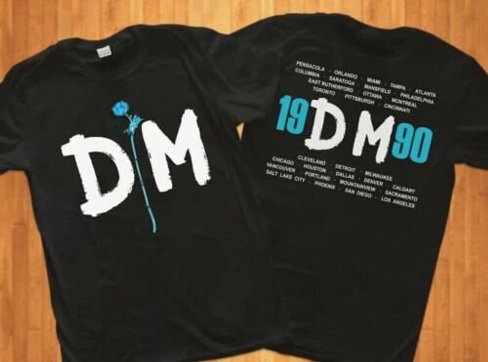 1990 Depeche Mode Violator Tour T-Shirt, Depeche Mode Memento Mori Tour 2023 Shi Unisex T-Shirt XL