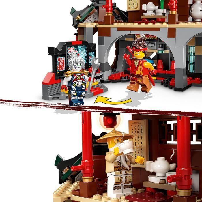 LEGO® NINJAGO 71767 Le Temple Dojo Ninja Set Maîtres du Spinjitzu, Jouet Enfants +8 Ans