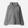 Dod Women'S) Heatrest Fleece Zip-Up Hooded Anorak (Grey)