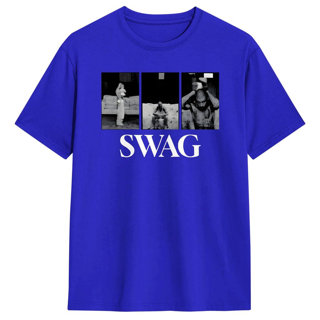 JJustins BBiebers Swag Urban Street Style Photo Collage T Shirts Cotton Top Tees Summer Awesome TShirt Leisure Casual Tshirt
