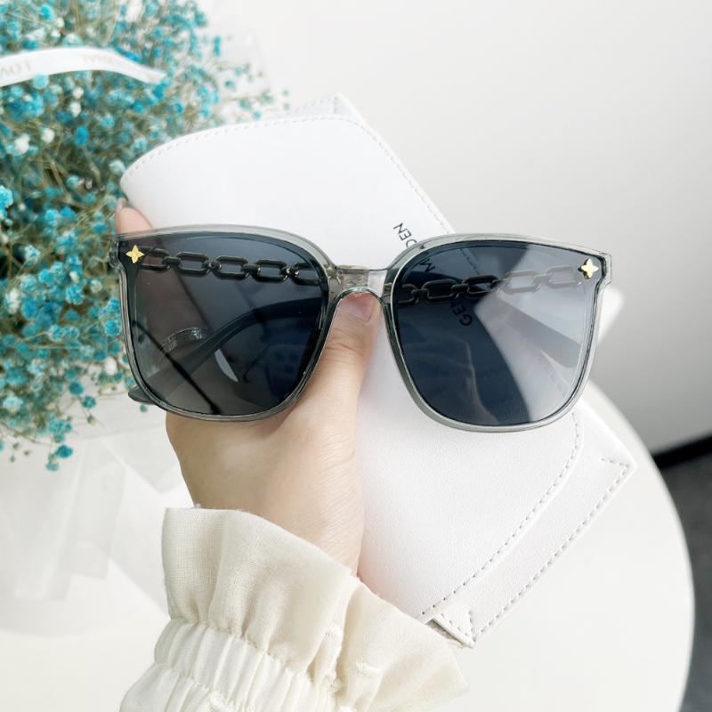Quadratische Sonnenbrille für Damen, Vintage, großer Rahmen, schwarzer Spiegel, Sonnenbrille, Schattierung, Polarisator, sexy Damen-Reisebrille, UV400