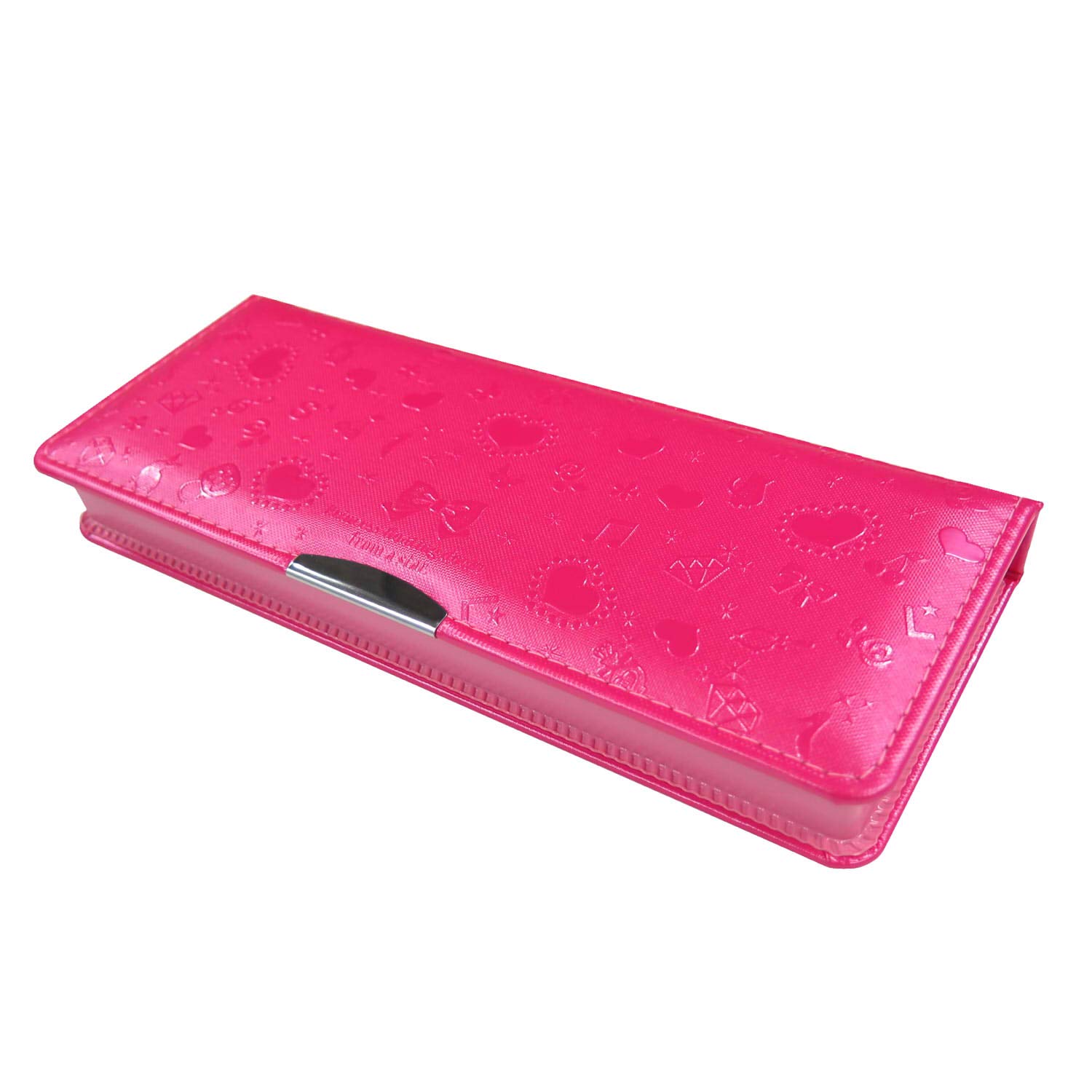 KUTSUWA Pen Case Magnetic Pencil Case Mini Puffy Pink CB301PK Hane-Cal 1-Door