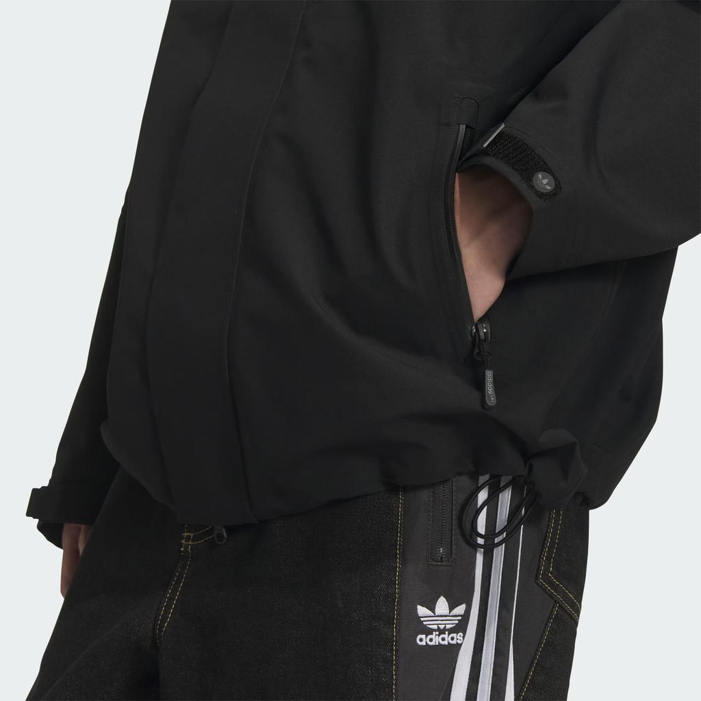 adidas Originals FW25 Giacca Impermeabile Antivento Traspirante Assorbi Sudore Vestibilità Larga con Cappuccio Manica Lunga Uomo Giacche KA3941