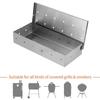 Good-Stainless Steel BBQ Smoker Box Wood Chips Indoor Outdoor Charcoal Gas Barbecue Grill