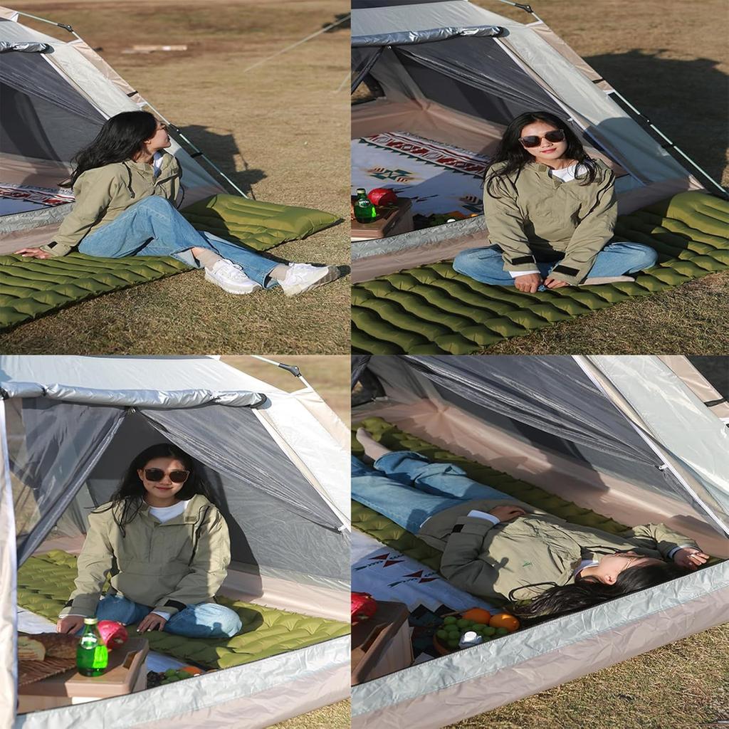 High Quality Portable Waterproof Inflatable Mattress for Outdoor Hiking Travel Camping-Quality Sleeping Pad for Campers
