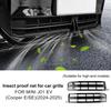 Car Front Bumper Grille Mesh Protector Cover Center Racing Grill Insect Proof Net For Mini Electric Cooper E/SE J01 EV 2024-2025