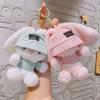 Plush Keychain Doll Kawaii Backpack Pendant Detailed Craftsmanship Rabbit Plush Pendant Bag Charm