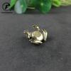 Brass Golden Toad Lucky Tea Pet Vintage Simulation Animal Figurines Miniatures Home Office Desk Ornament Car Decoration Crafts