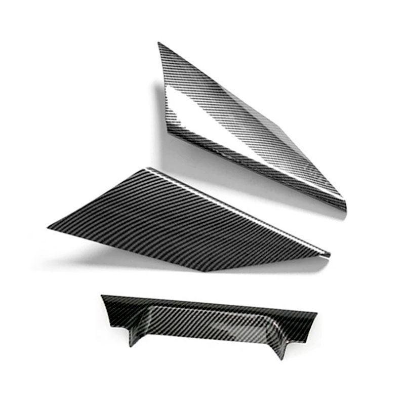 For BMW 5 Series G60 2024 ABS Carbon Fiber Texture Car Interior Center Console Side Gear Panel Frame Cover Decoration Trim