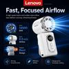 Lenovo FS007 Portable Mini Fan 3000mAh Rechargeable Handheld Cooling Fan with Digital Display Travel Camping Outdoor Pocket Fan