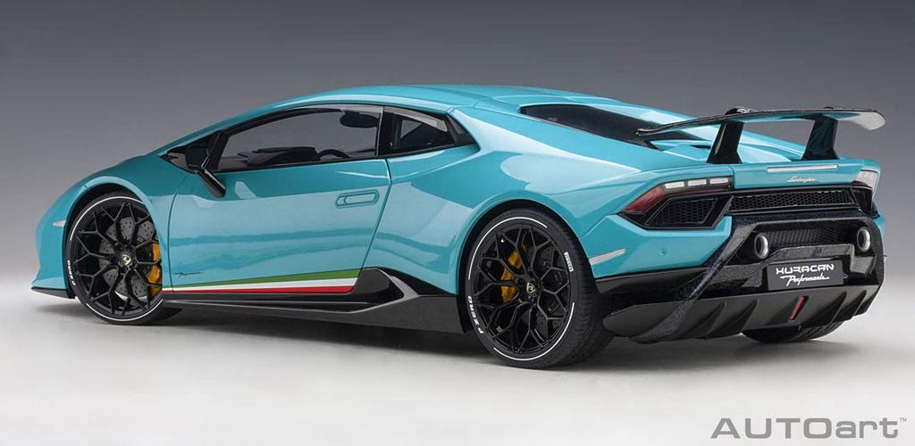 AUTOart Lamborghini Huracan Performante Light Blue Finished Product 12077 1/12