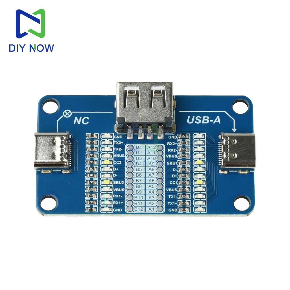 Fast Charging Cable Test Module USB A to Type-C / Type-C to Type-C Cable Pin Connectivity Test Board Module With LED Indicator