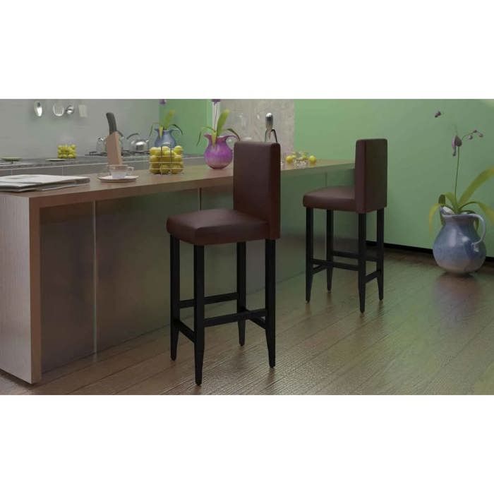 Lot de 4 tabourets de bar Chicago 160717