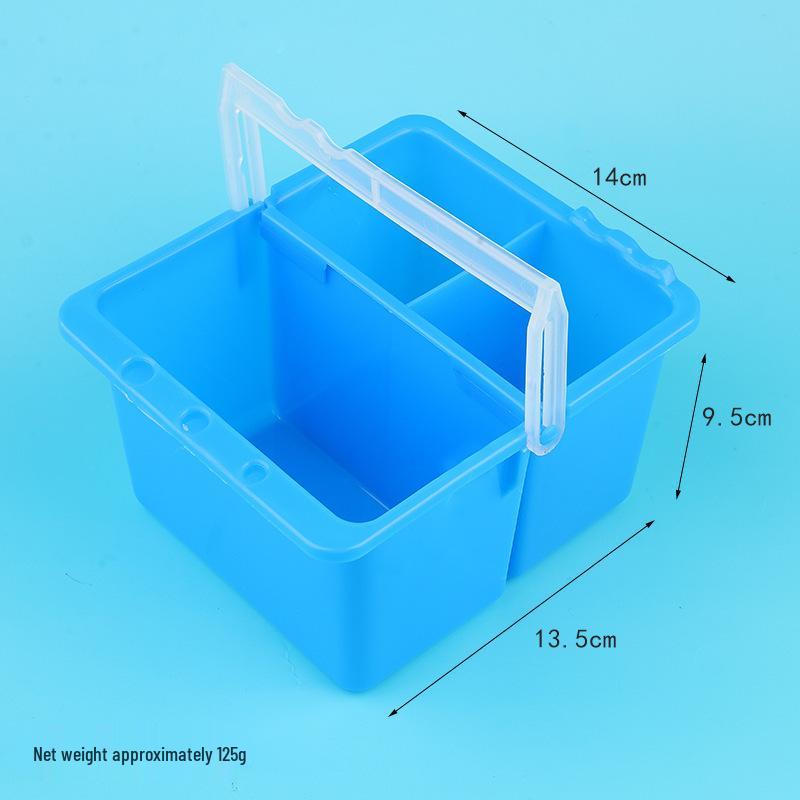 Multi-functional Art Brush Washer: Plastic Water Bucket & Holder for Gouache, Watercolor, Chinese Painting