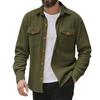 Men's Stand Collar Button Cardigan Long Sleeve Jacket Casual Fashion Solid Color Men's Jacket