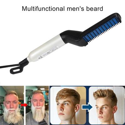 Quick Beard Straightener Multifunctional Hair Comb Curling Curler