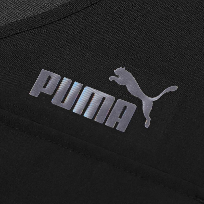 Puma Alphabet Logo Utility-Weste mit mehreren Taschen Herren Oberbekleidung Schwarz 537224-01