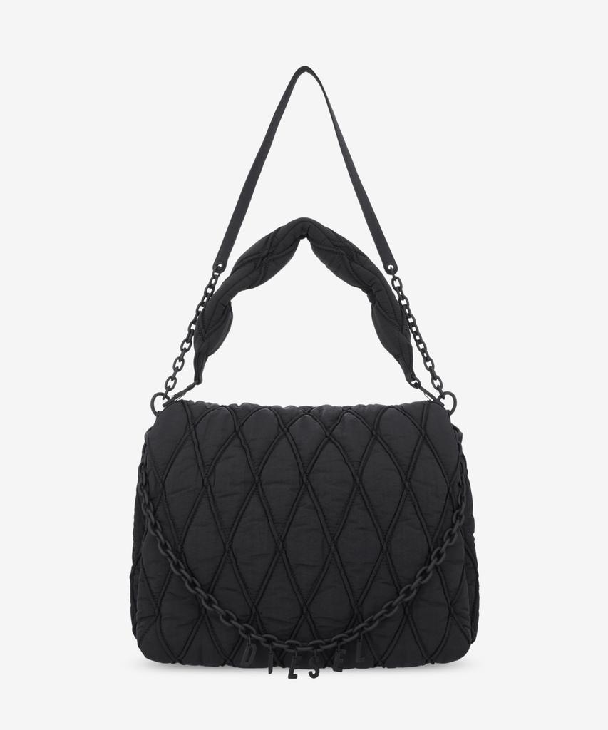 Diesel Charm-D L Shoulder Bag - Black / X10364P8048T8013