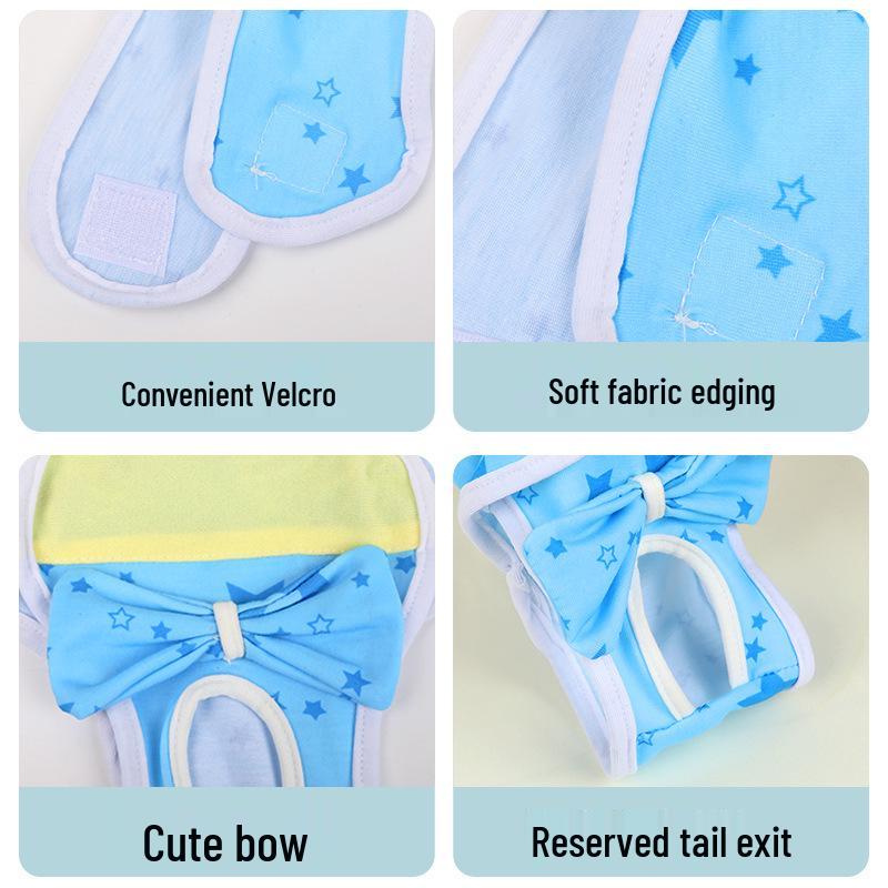 Female Dog Sanitary Belly Band - Menstrual Care Underwear for Puppies