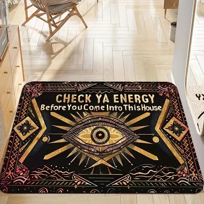 1PC Merry Christmas Charactor Door Mats Kitchen Rugs Non-Slip Pop Living Room Rugs Bath Mat Carpet for Home Sink Laundry Decor