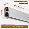 Automatic Lifting Soundproof Door Bottom Sealing Strip: Silent, Dustproof, Windproof Solution for Wooden Hotel Bedroom Doors