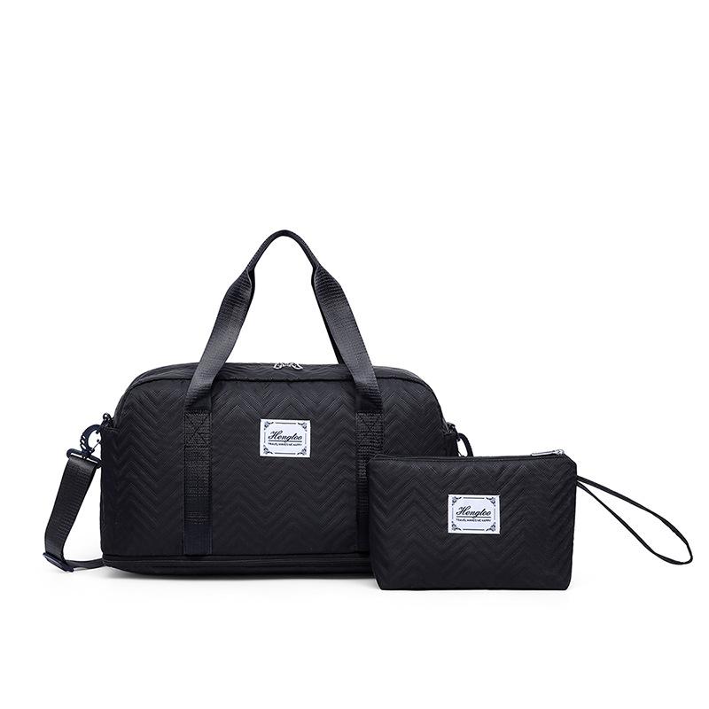 Short-distance Large Capacity Expandable Portable Mother-child Travel Bag Dry and Wet Separation Sports Gym Bag Can Be Used To Pull Rod