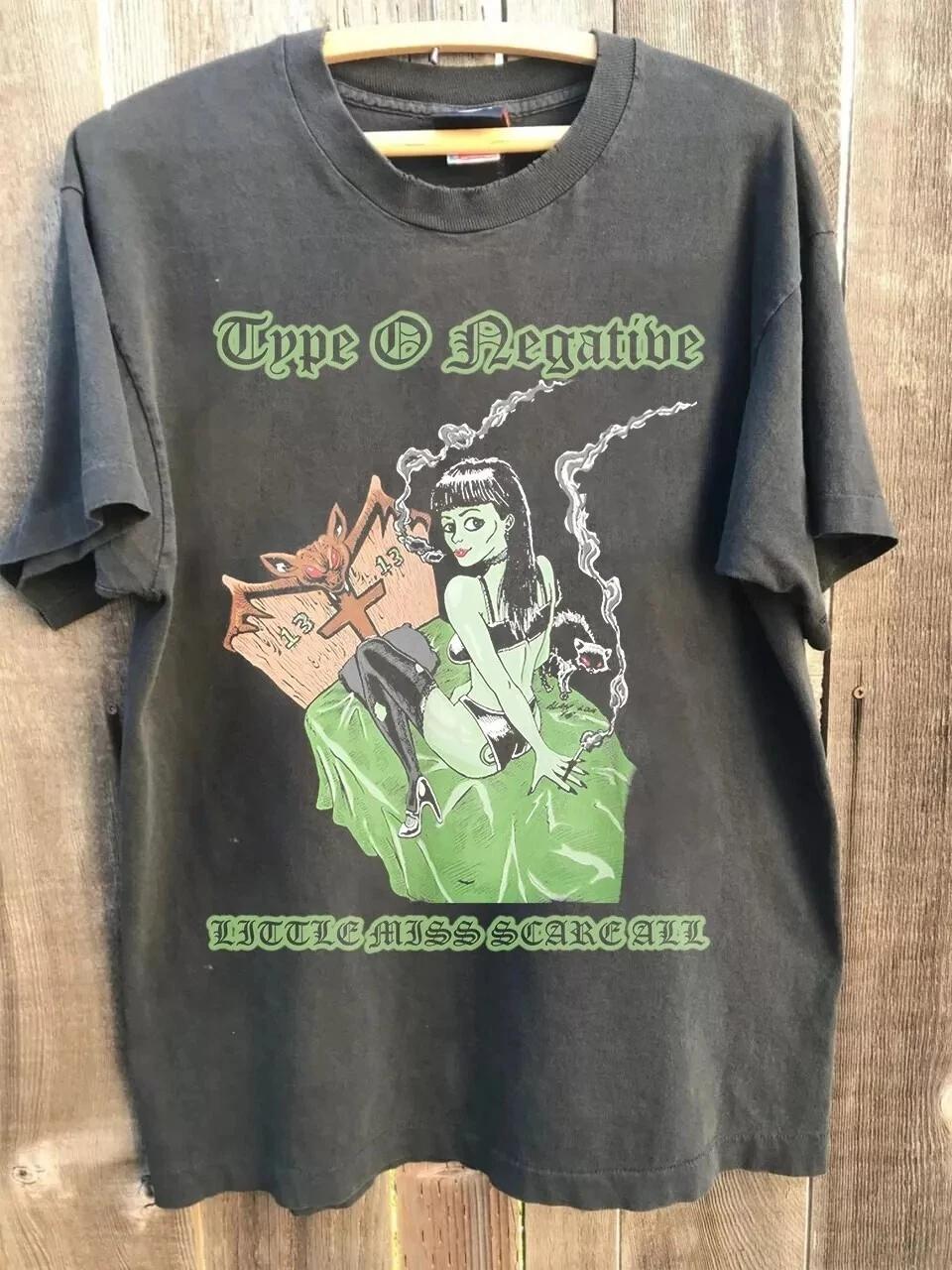 

Retro Type O Negative Shirt Charcoal Gray Replica Casual Printed Pattern Men Women T-shirt Streetwear Harajuku Fashion Summer New Tee Oversized Top 4XL