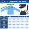Police Costume for Girls, Police Officer Costume for Kids, Halloween Cop Costumes for Kids Girl Toddler 3-12