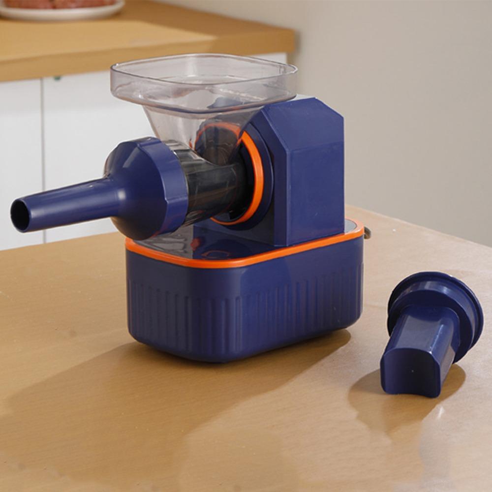 

Ефективна електрична ковбасна машина з насадками Пластикова автоматична машина для виготовлення ковбас Стабільна машина для наповнення ковбас CN Plug 220V 120W синій