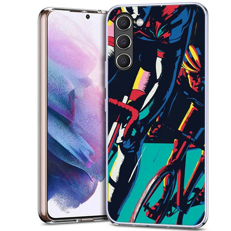 Bicycle Race Phone Case for Samsung A54 A14 A24 A34 A17 A37 A57 A55 A35 A25 A15 A13 A23 A33 A53 A07 A05S A04S A03 A73 Galaxy Not