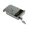 Terada Motors Lock Aluminum Hard Case for ETC Unit Storage Compatible with Japan ETC Units [ETC Case] In-Vehicle (Chrome-Plated) EC11-NC