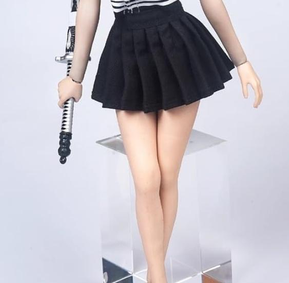 

Hobby Toy [TOYBARJAPAN] 16 Scale Figure for TBLeague Body, TYM151CD Sexy High School Girl in Short Skirt (Body not included) (D Black)