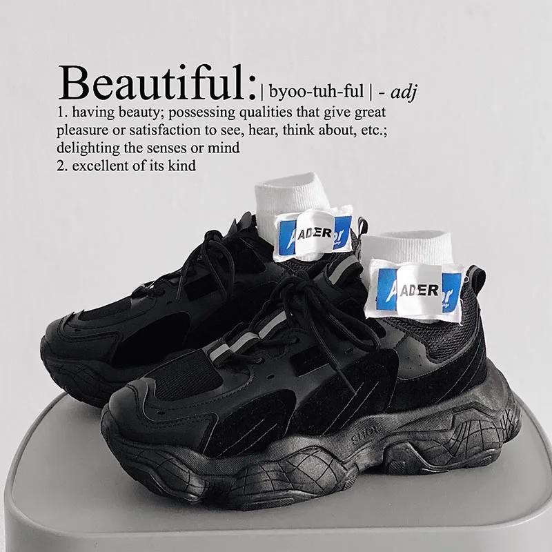 Sneakers For Men Fashion Lace up platform Dad Shoes White Breathable comfortable Male Sport Running Shoes zapatillas 2025